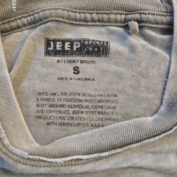 Lucky Brand JEEP Spirit Gray T Shirt - Picture 2 of 5
